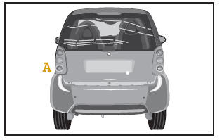 Smart Fortwo. Nebelschlussleuchte