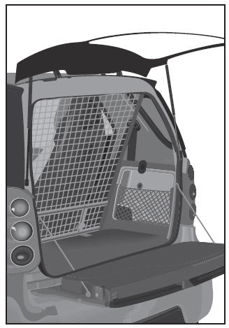 Smart Fortwo. Trennschutz* zwischen Gepäck und Fahrgastraum (coupé)