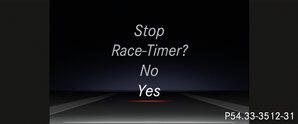 RACETIMER stoppen