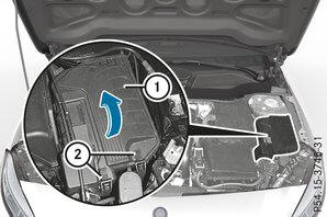 Sicherungeskasten im Motorraum