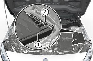 Sicherungeskasten im Motorraum