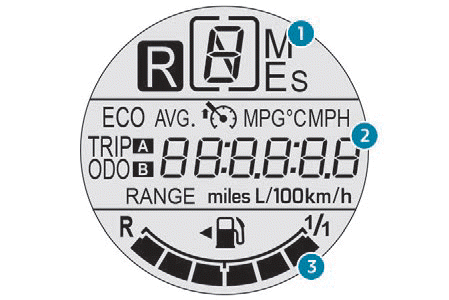 Peugeot 108. Bordinstrumente