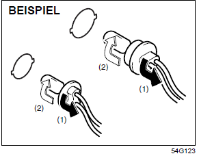 Suzuki Ignis. Auswechseln von Glühlampen