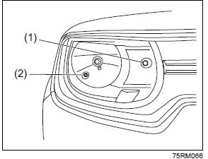 Suzuki Ignis. Auswechseln von Glühlampen