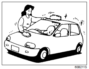 Suzuki Ignis. Reinigung des Fahrzeugs