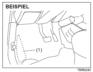 Suzuki Ignis. Fußstütze 