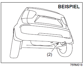 Suzuki Ignis. Abschleppösen