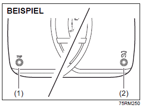 Suzuki Ignis. Informationsdisplay (Kombiinstrument ohne Drehzahlmesser)