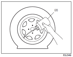 Suzuki Ignis. Reifenreparaturset (falls vorhanden)