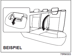 Suzuki Ignis. Rücksitze