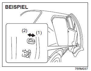 Suzuki Ignis. Kindersicherungen (Fondtür)