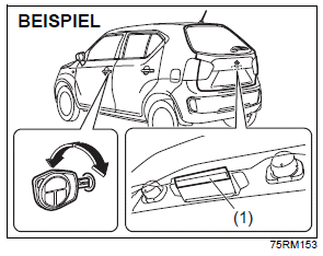 Suzuki Ignis. Heckklappe