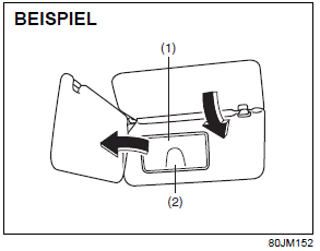 Suzuki Ignis. Sonnenblende 