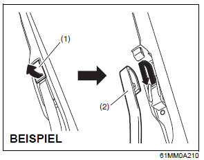 Suzuki Ignis. Wischerblätter