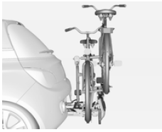 Heckträgersystem für zwei Fahrräder