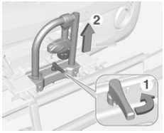 Fahrradträger abmontieren