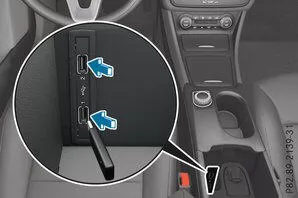 USB-Geräte anschließen