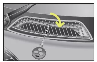 Smart Fortwo. Servicegitter öffnen