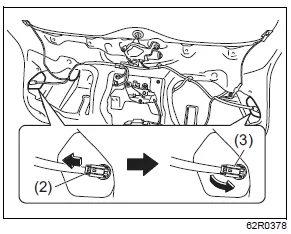 Suzuki Ignis. Auswechseln von Glühlampen