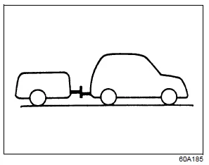 Suzuki Ignis. Fahren mit Anhänge