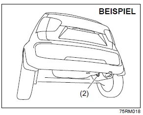 Suzuki Ignis. Abschleppösen