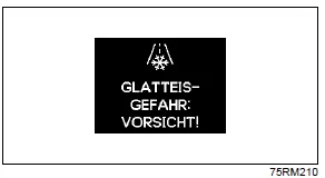 Suzuki Ignis. Informationsdisplay (Kombiinstrument mit Drehzahlmesser)